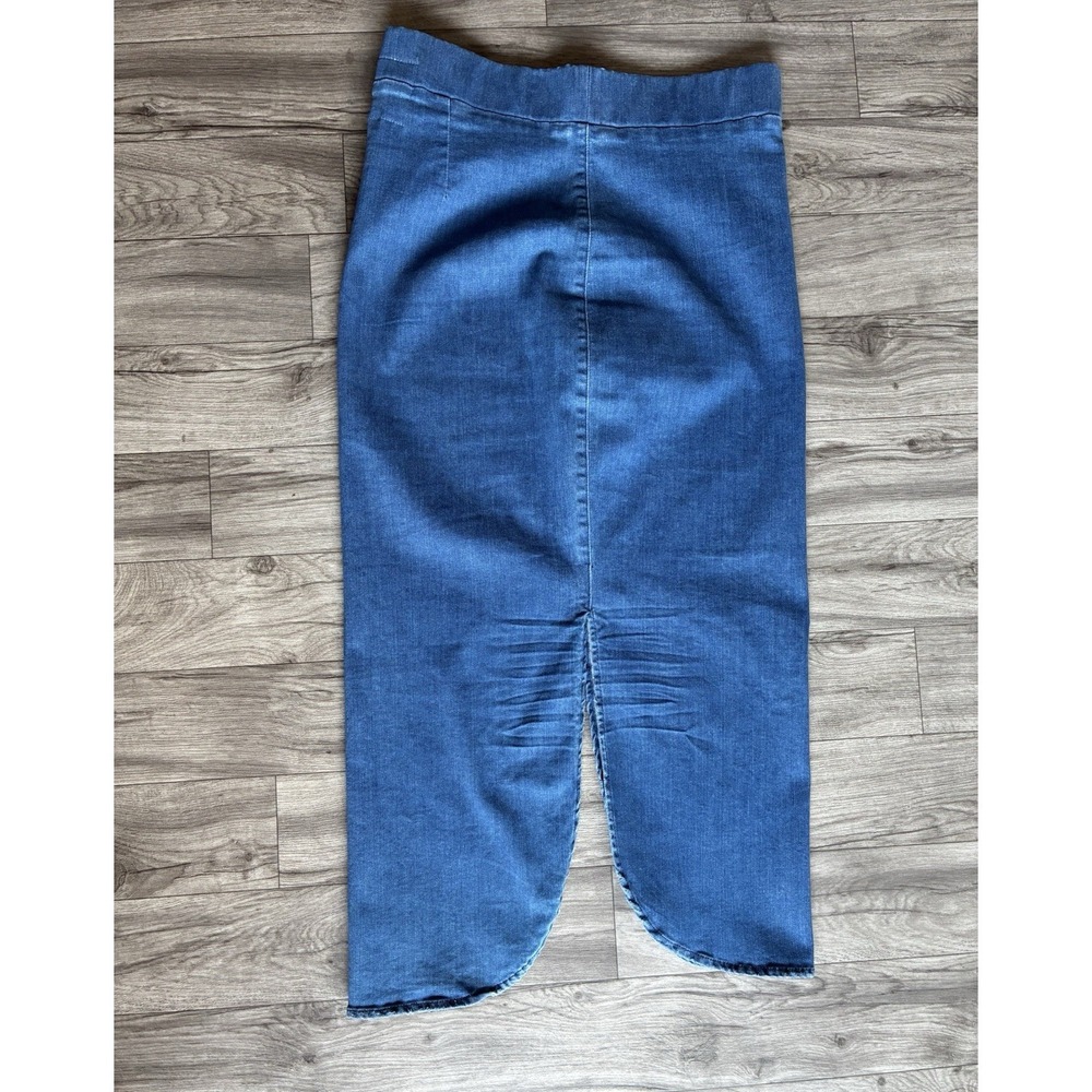 Frank & Eileen Donegal Unforgettable Denim Midi Pencil Skirt Blue Size 8 - Picture 7 of 15